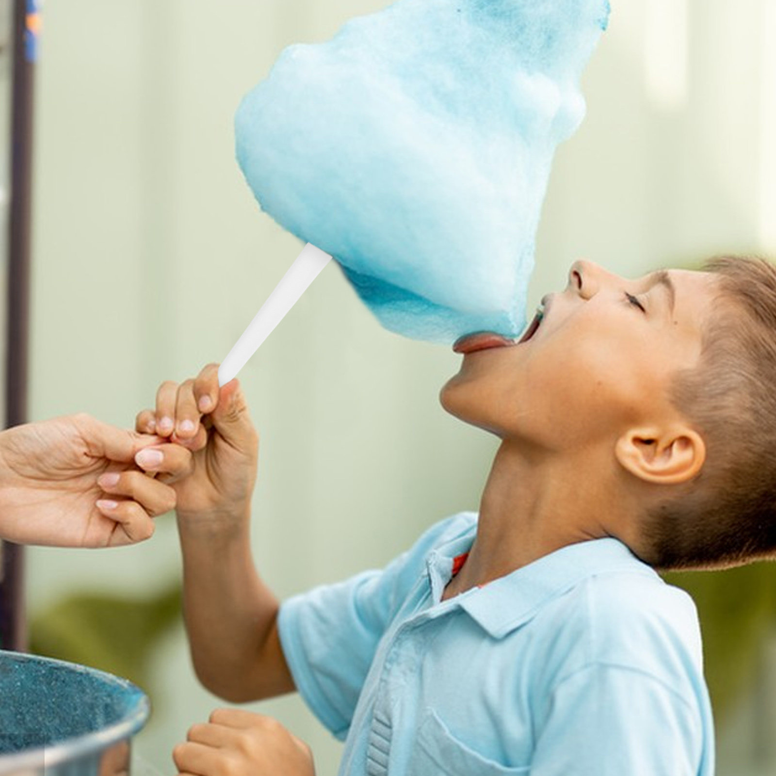 Cotton Candy Cone - 20Pcs 부드러운 내열성 종이 캔디 스틱
