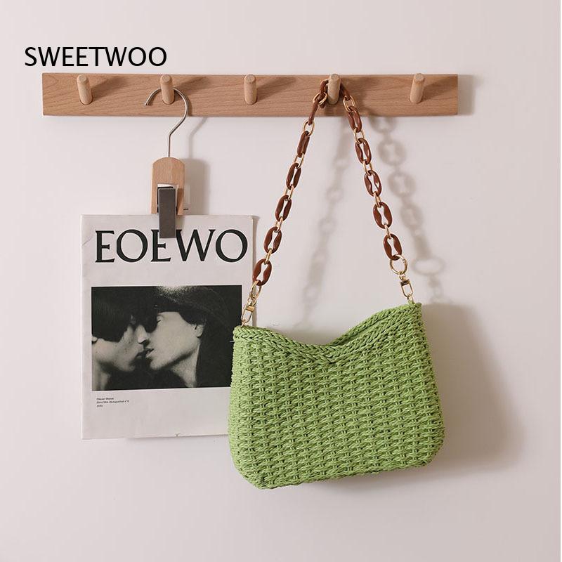 Paper Straw Color - 솔리드 컬러 속이 빈 짠 밀짚