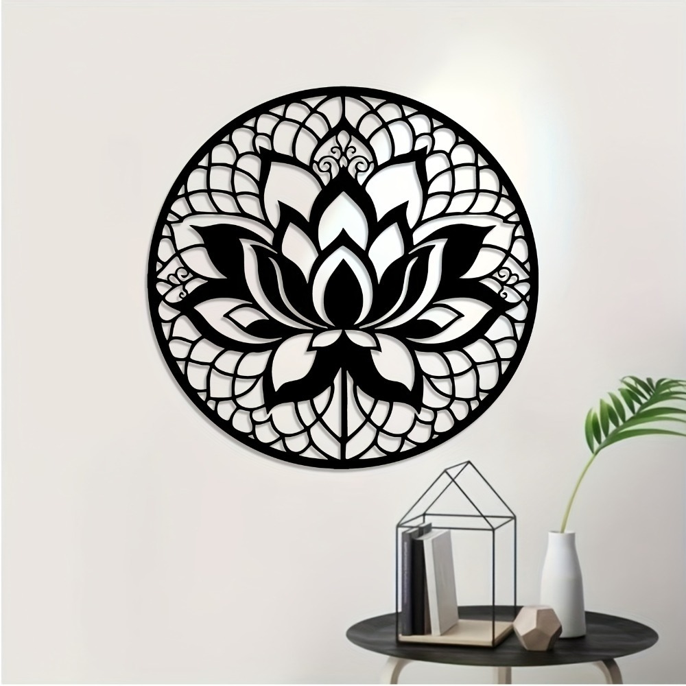Flower Wall Panel - 루미호 금속 벽 장식 연꽃 2D