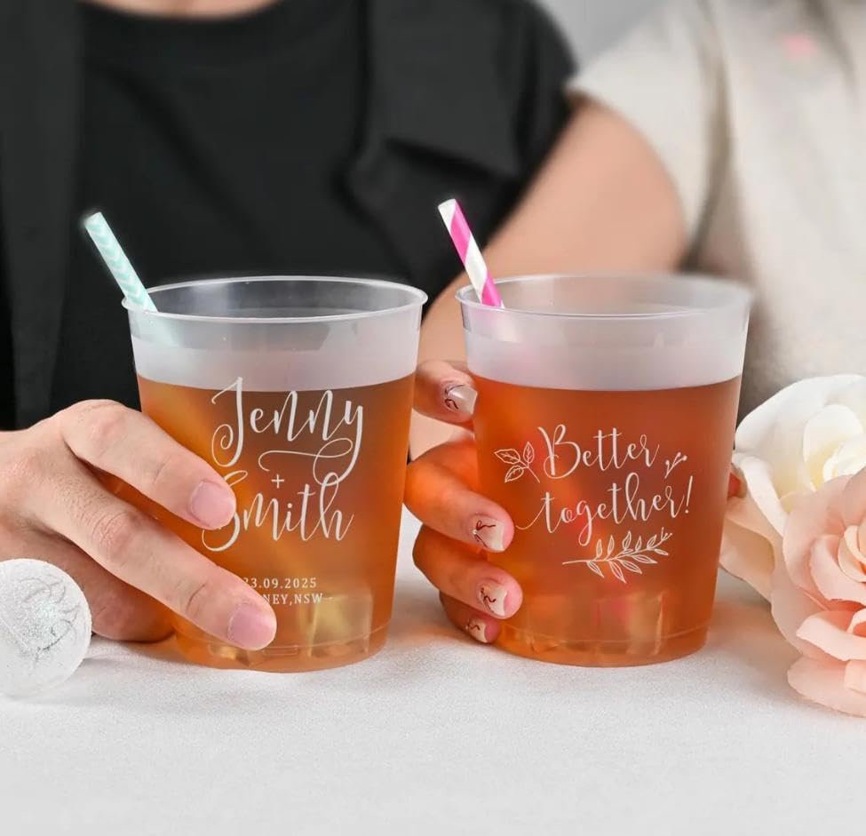 Plastic Cup 50Pcs - 10/50 개인 맞춤형 30번째 생일 파티