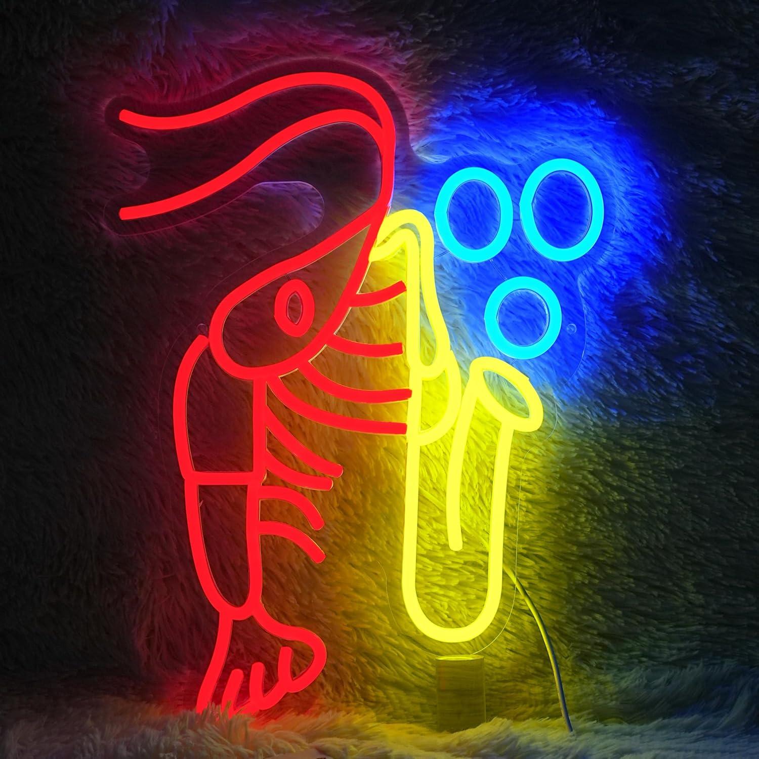 Neon Sign Party - 랍스터 색소폰 네온사인 재즈 음악 빈티지