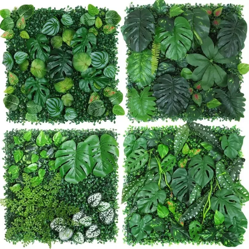 Flower Wall Panel - 50x50cm 3D 인조 식물 패널 플라스틱