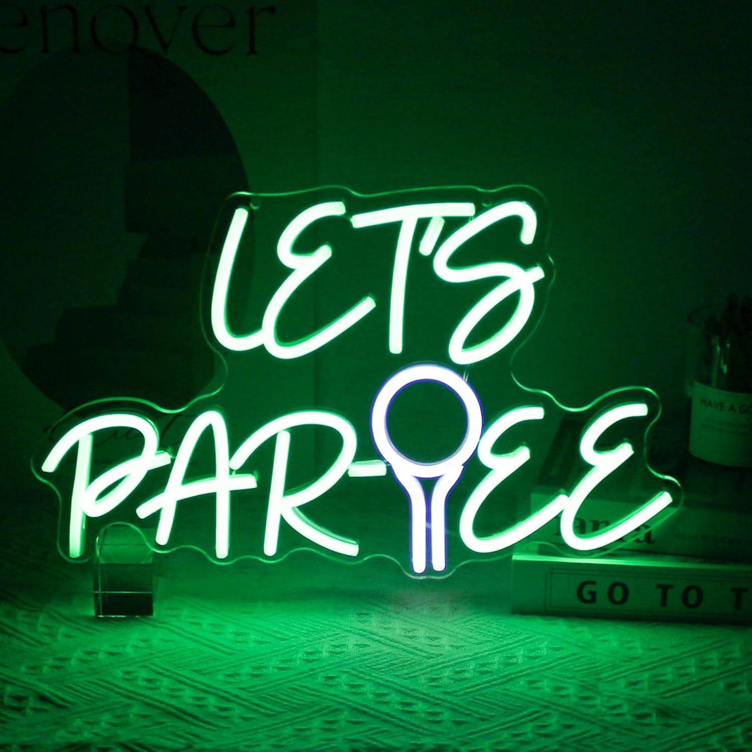 골프공 모양의 USB 디밍 가능 LED 네온사인, 골프 - Neon Sign Party 리뷰 및 가격