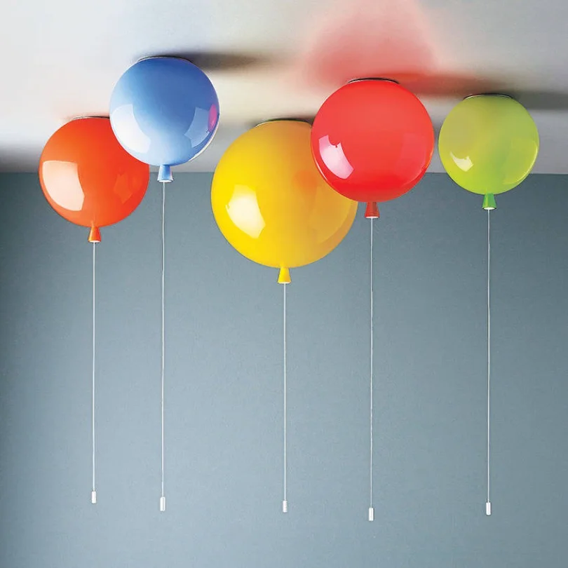 크리 에이 티브 풍선 천장 조명 어린이 방 침실 레스토 - Led Balloon Light 리뷰 및 가격