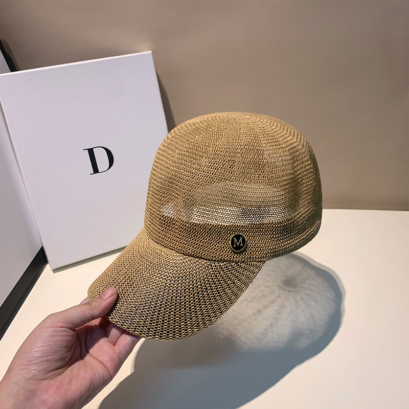 새로운 남성과 여성의 야외 캐주얼 통기성 야구 모자 선 - Paper Straw Color 리뷰 및 가격