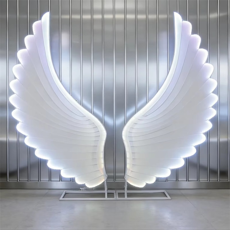 빛나는 천사 날개 조명 소품 컬러 판타지 LED 날개  - Event & Party Supply Photos 리뷰 및 가격