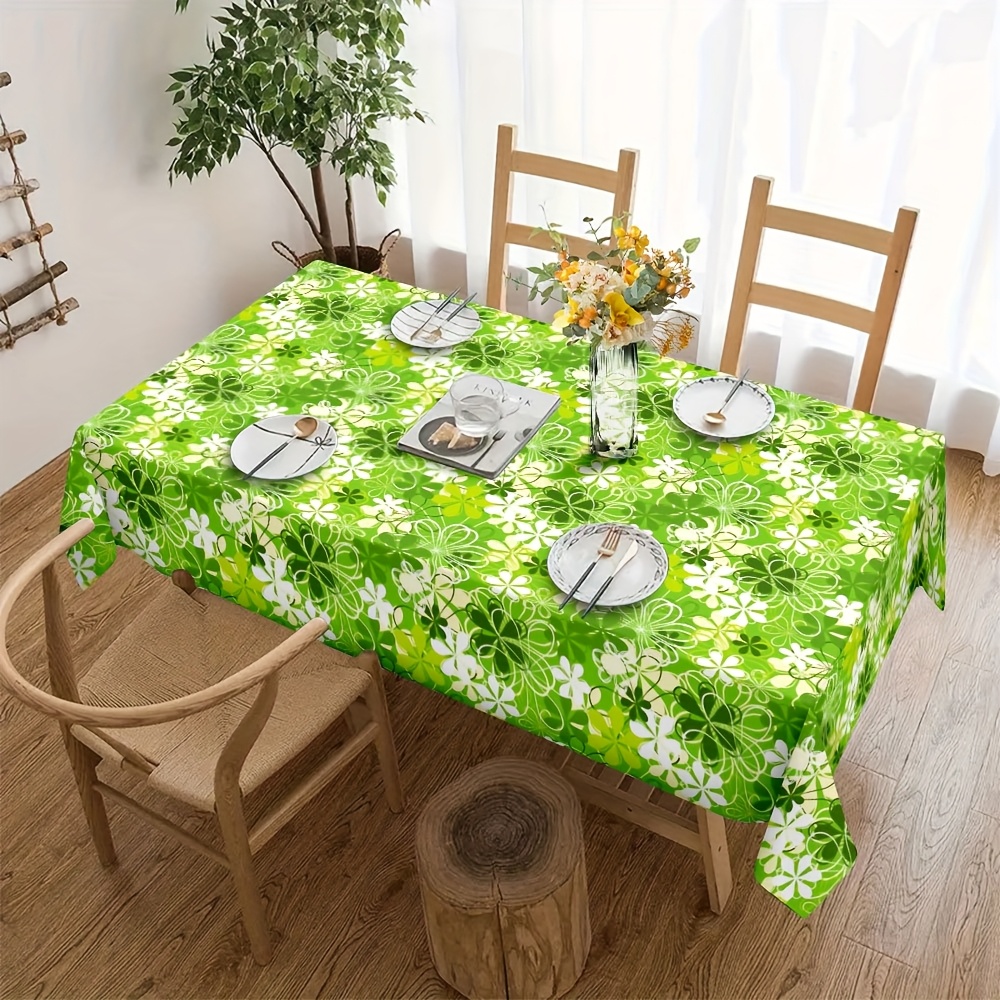 1pc 인쇄 패턴 폴리에스테르 식탁보, 패셔너블하고 우 - Event & Party Supply 리뷰 및 가격