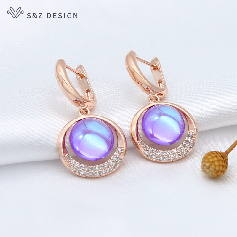 S & Z DESIGN 여성용 큐빅 라운드 크리스탈 댕 - Event Z 리뷰 및 가격