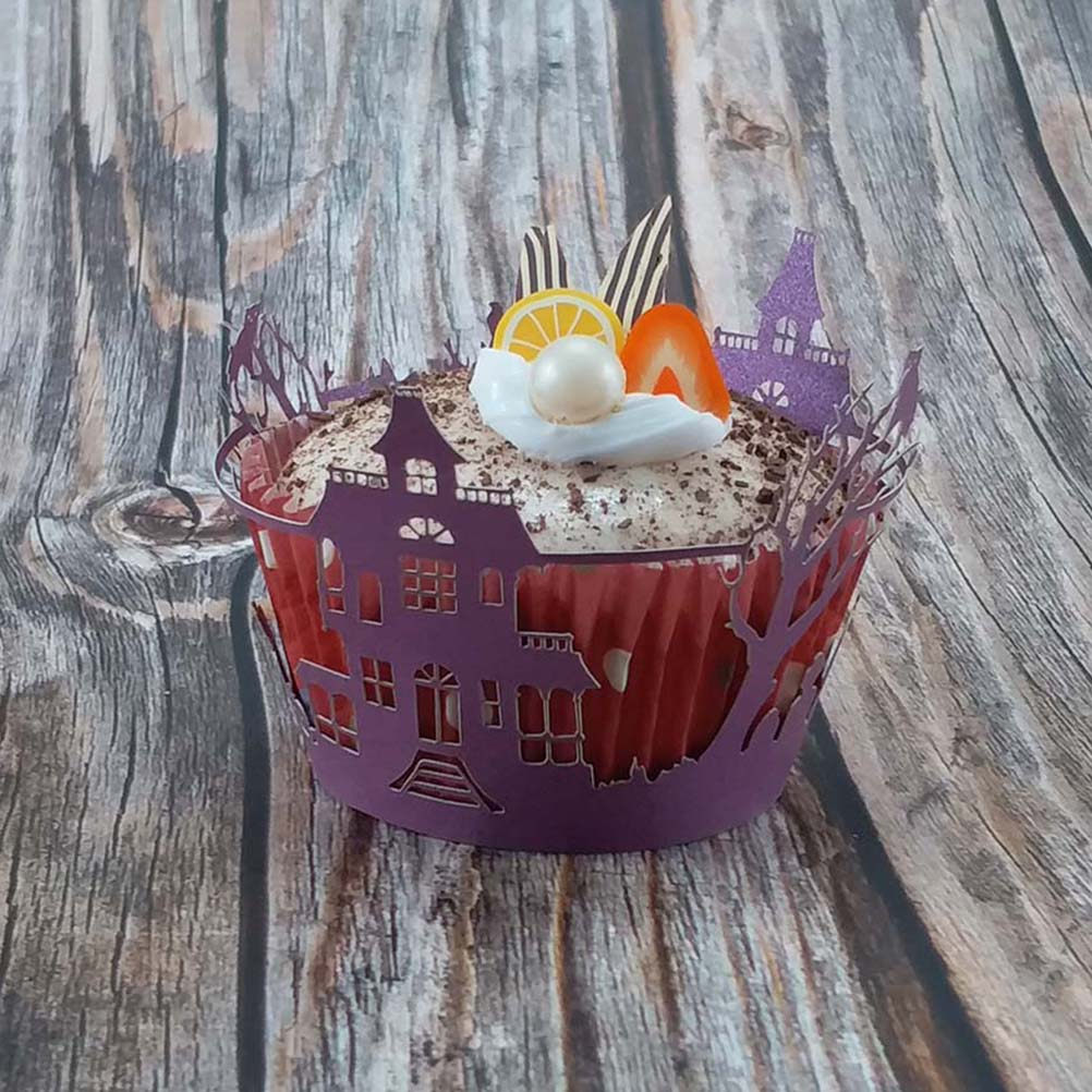 50Pcs 웨딩 케이크 래퍼 중공 디자인 장식 컵케익  - Plastic Cup 50Pcs 리뷰 및 가격