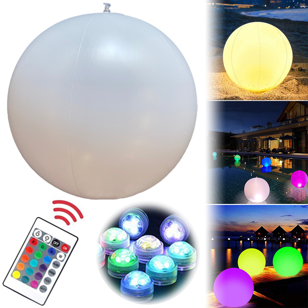 1-4PCS 16색 LED 빛나는 풍선형 해변 풍선 조 - Led Balloon Light 리뷰 및 가격
