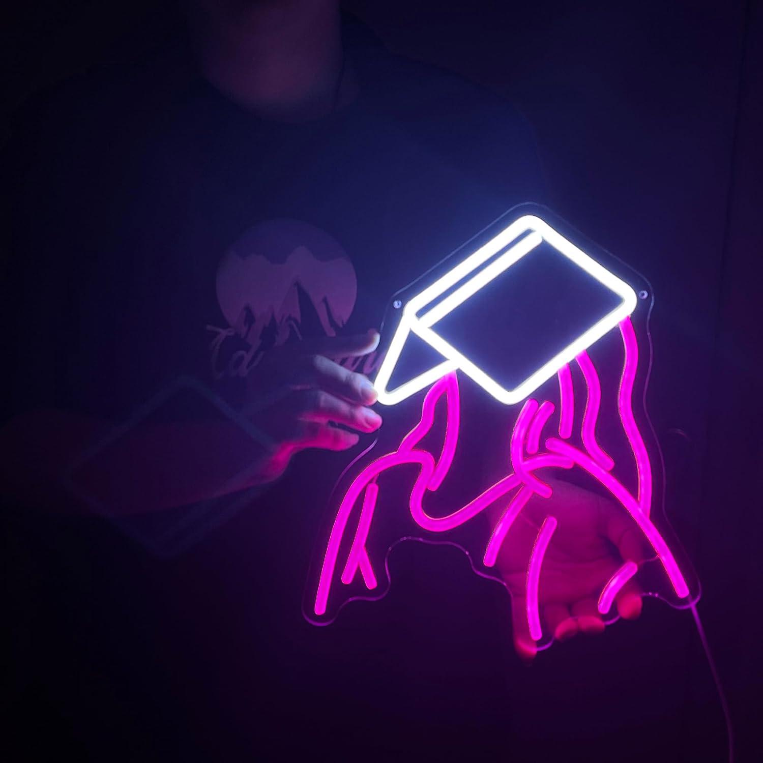 독서하는 소녀 네온사인 USB 디밍 가능 LED 조명  - Neon Sign Party 리뷰 및 가격