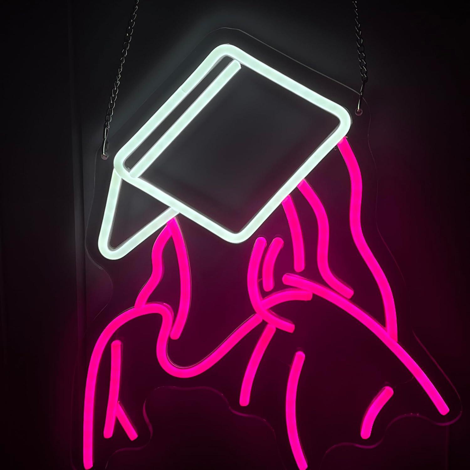 독서하는 소녀 네온사인 USB 디밍 가능 LED 조명  - Neon Sign Party 리뷰 및 가격