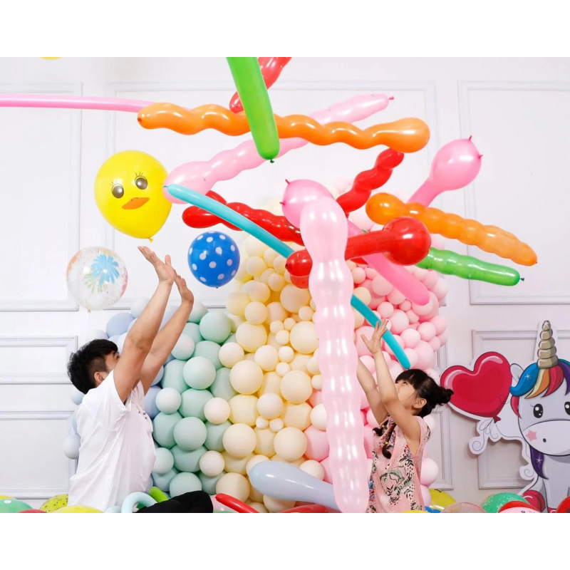 50/100개 가스 펌프 없음 만화 풍선 장식 헬륨 풍 - Balloon Pump Hand 리뷰 및 가격