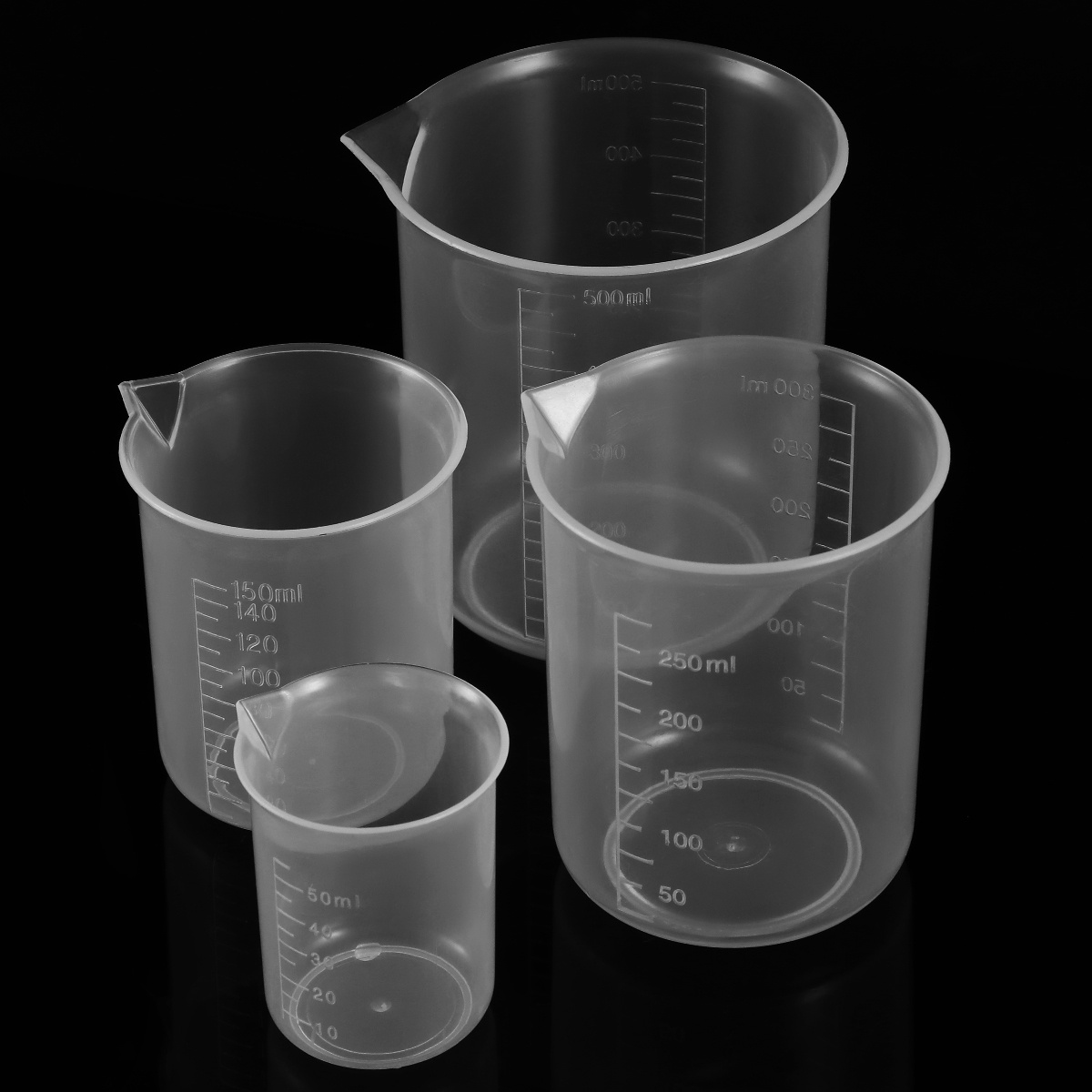 4pcs 50Ml 150Ml 250Ml 500Ml 플라 - Plastic Cup 50Pcs 리뷰 및 가격