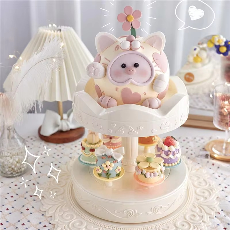 자동 회전 케이크 스탠드, 스시 디저트, 컵케이크, 마 - Cupcake Stand Tier 리뷰 및 가격