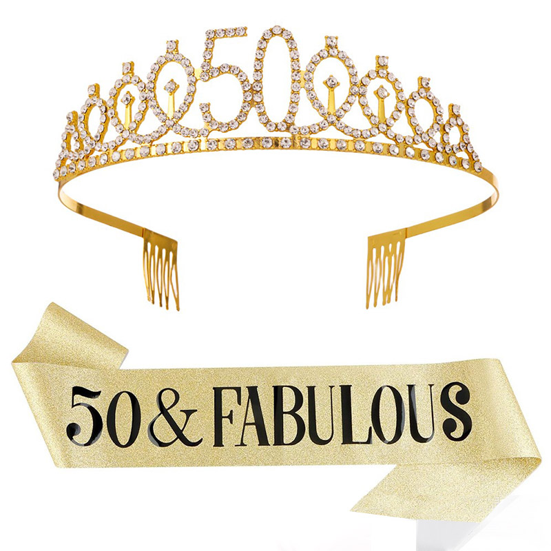 30-50번째 생일 기념 장식 여성용 반짝이 크리스탈  - Birthday Sash Glitter 리뷰 및 가격