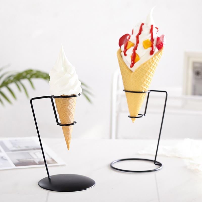 아이스크림 콘 홀더 검은 철 솜사탕 스탠드 홈 철 아트 - Cotton Candy Cone 리뷰 및 가격