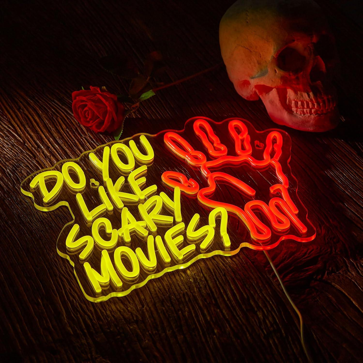 무서운 영화를 좋아하시나요? 네온사인 디밍 가능 USB - Neon Sign Party 리뷰 및 가격