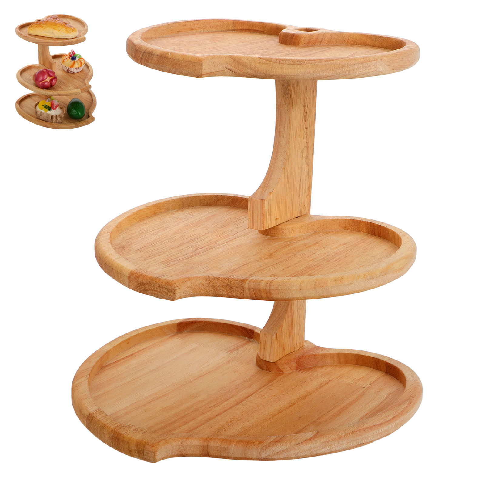 3단 하트 모양 나무 케이크 스탠드, 디저트 디스플레이 - Cupcake Stand Tier 리뷰 및 가격